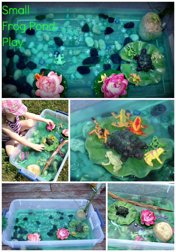 Small World Frog Pond Play Growing A Jeweled Rose
