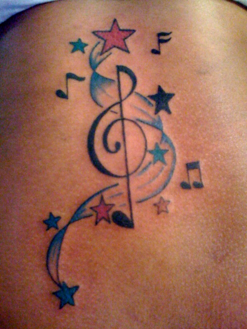 Musical Notes Tattoo By Musical Notes Tattoo By