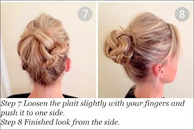 cute braided bun