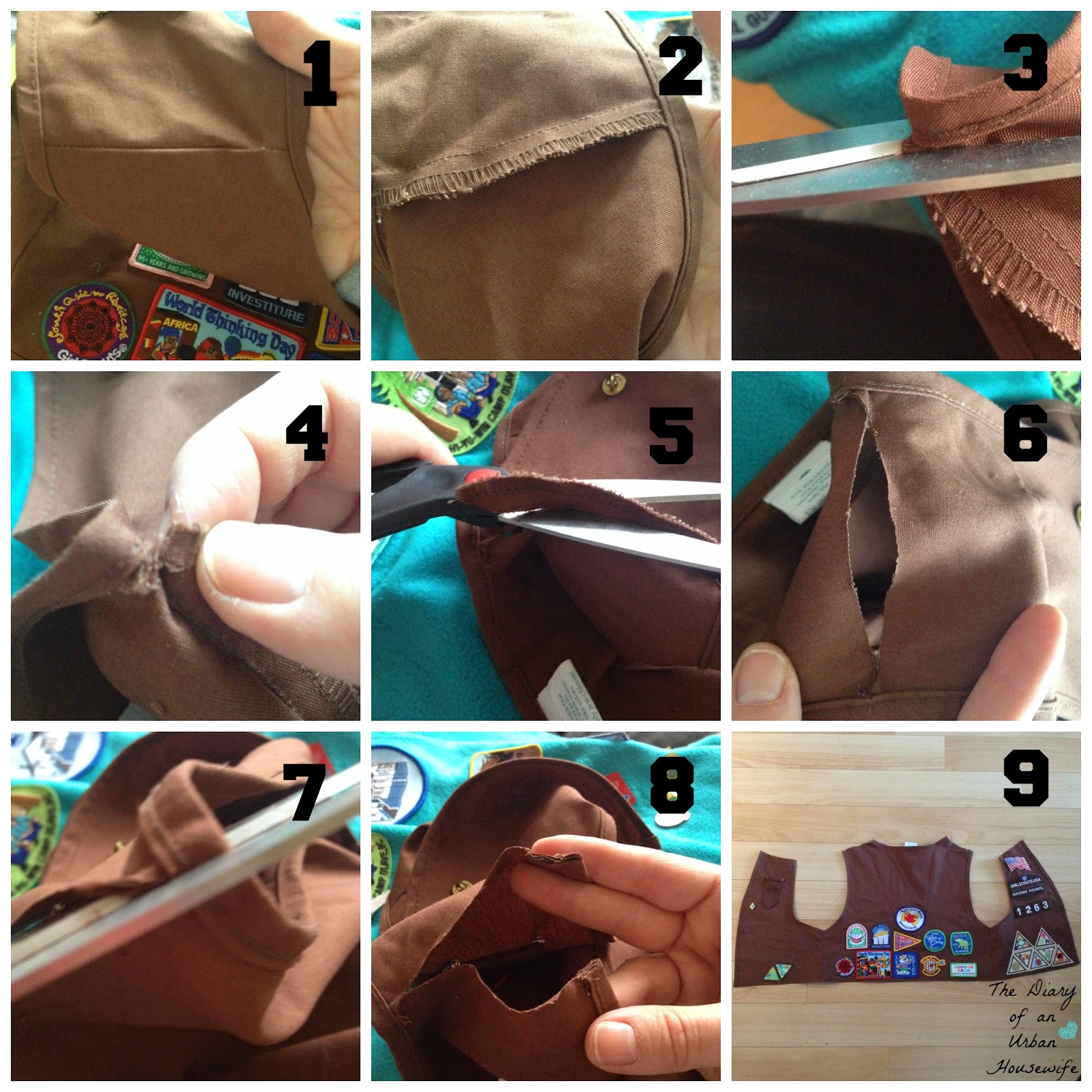 Diary of an Urban Housewife How to make a Girl Guide/Girl Scout Blanket