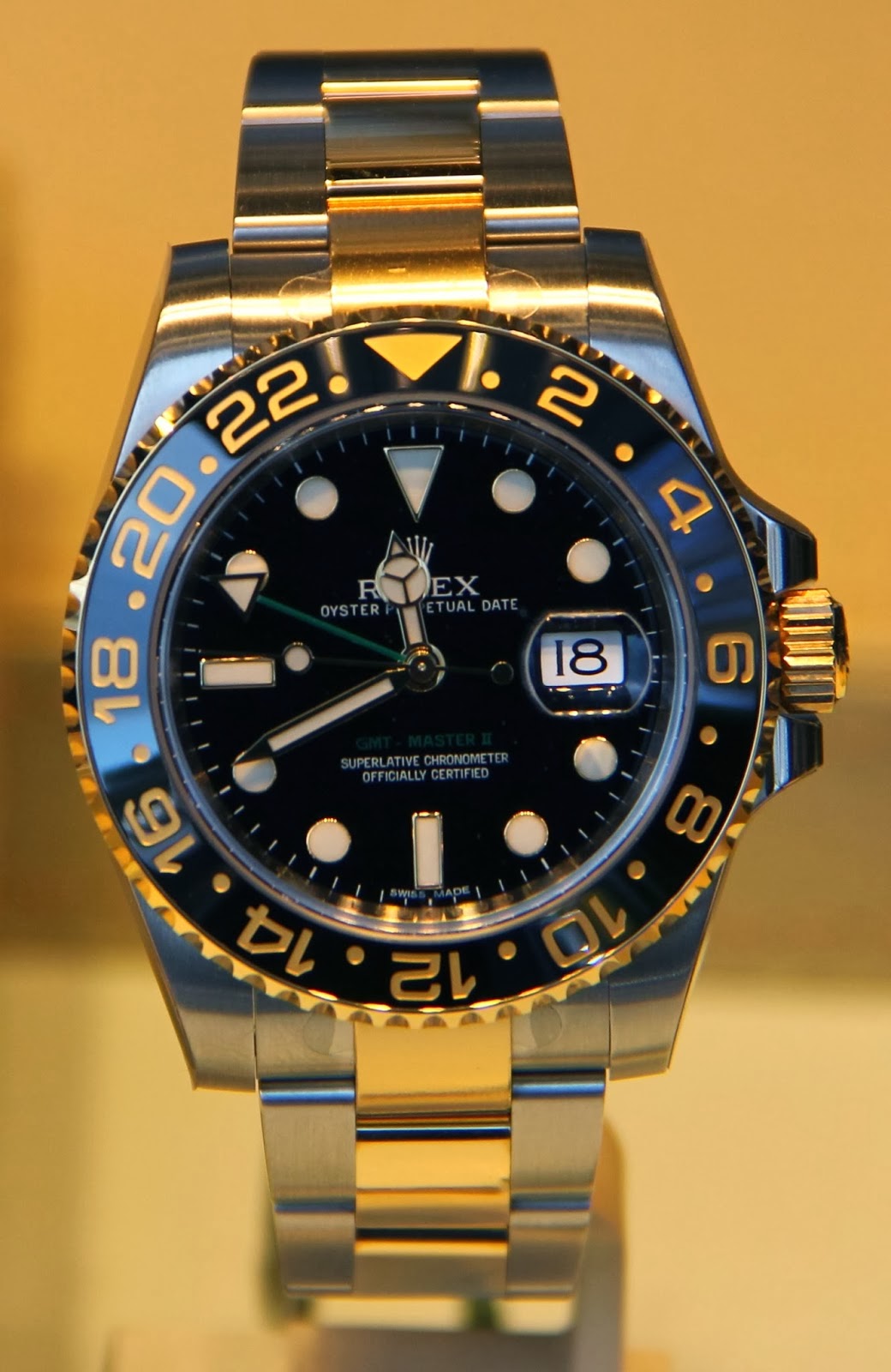rolex gmt master 2 gelbgold