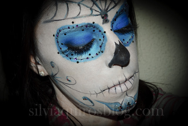 Maquillaje Halloween 15: Calavera Mexicana, Halloween Make-up 15: Mexican Skull, efectos especiales, special effects, Silvia Quirós Maquillaje Halloween 15: Calavera Mexicana, Halloween Make-up 15: Mexican Skull, efectos especiales, special effects, Silvia Quirós