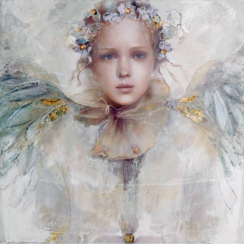 Elvira Amrhein,ангелы,нежные образы,германия,франция,художник,живопись,картины,картинки