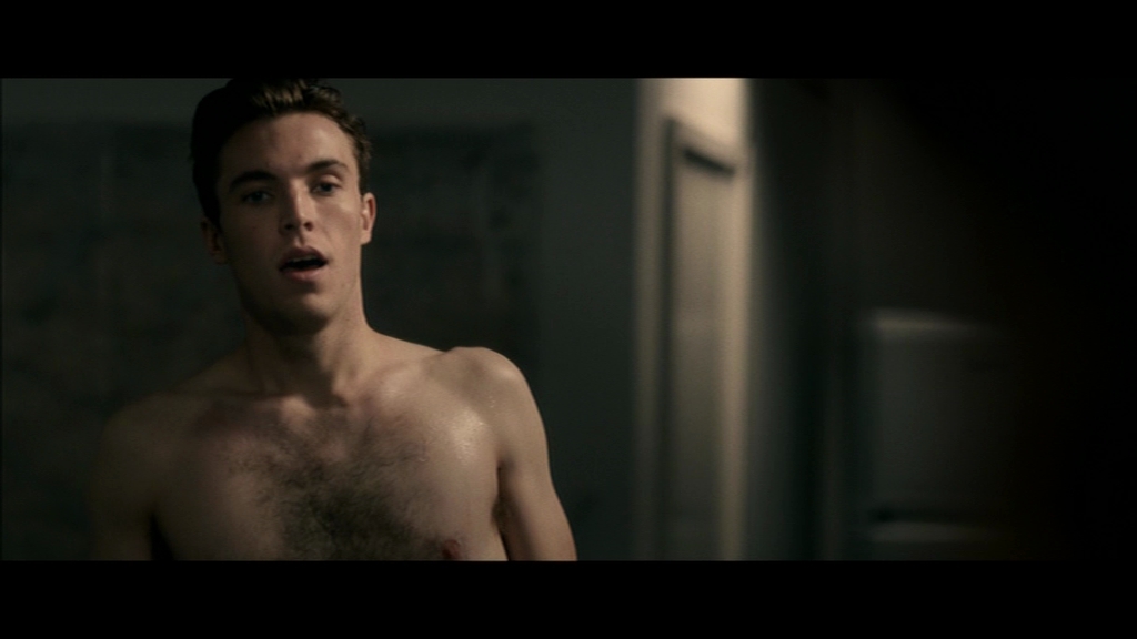 Tom Hughes - Shirtless, Barefoot & Naked in "I Am Soldier" 