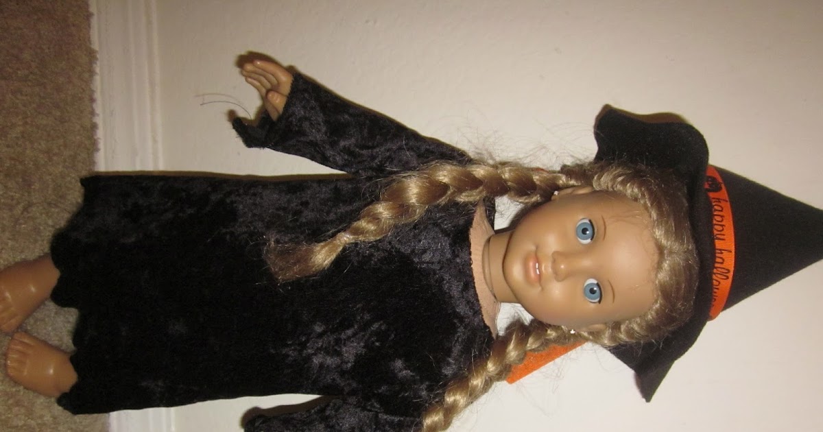 Pintresting Challenge American Girl Doll Witch costume