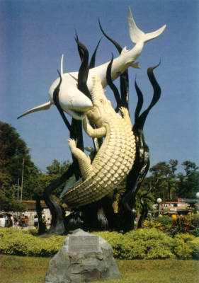 city of east java indonesia surabaya is metropolitan city and the