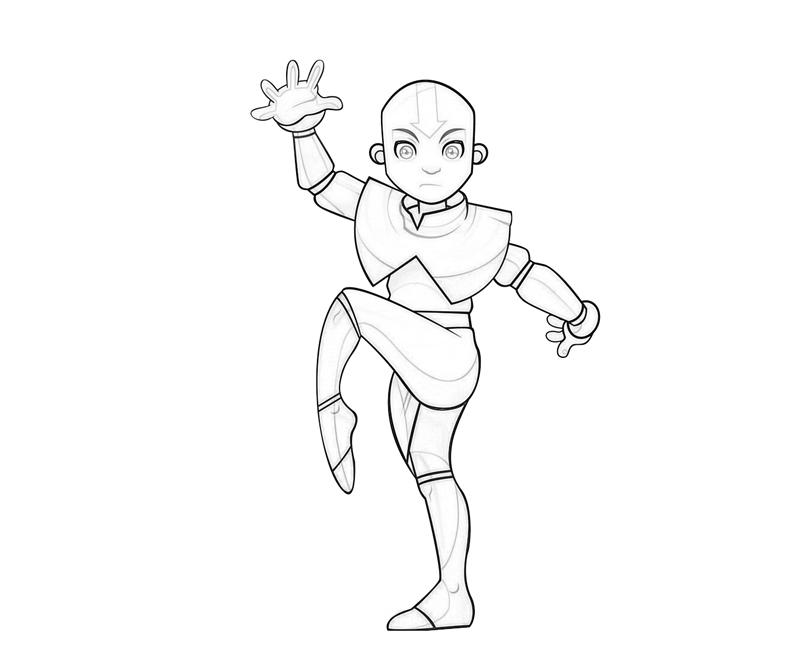 Avatar Aang Funny Coloring Pages avatar-aang-funny-coloring-pages