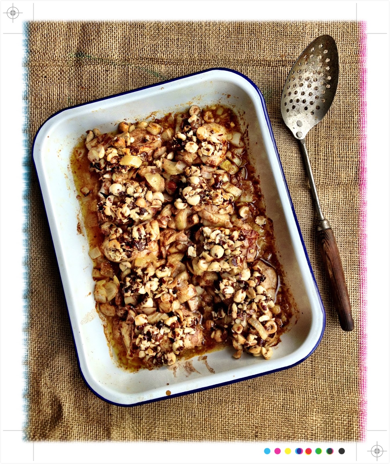 Toast Ottolenghi’s Roast Chicken with Hazelnuts, Honey & Saffron IHCC