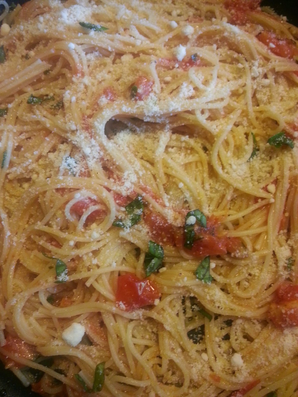 Tasty Tuesdays Capellini Pomodoro Mommy's Block Party