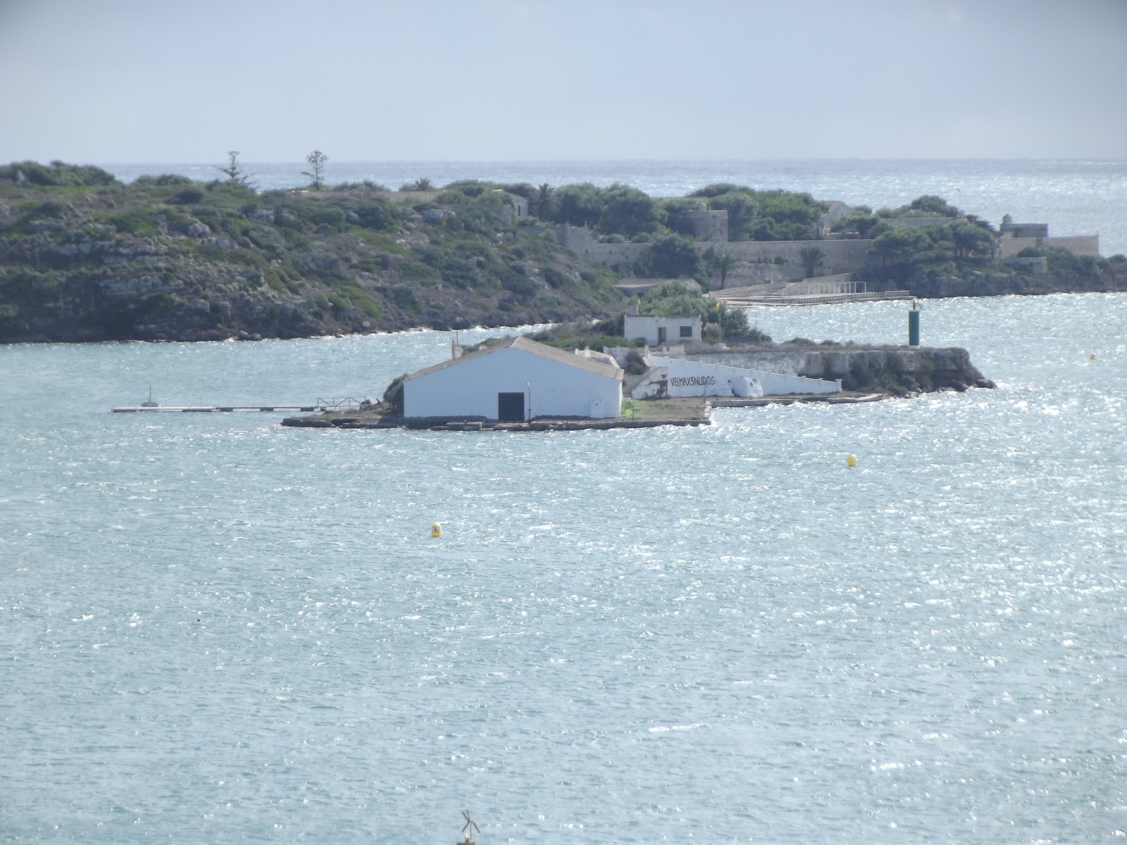 port de mao menorca Islas del puerto de Mahón