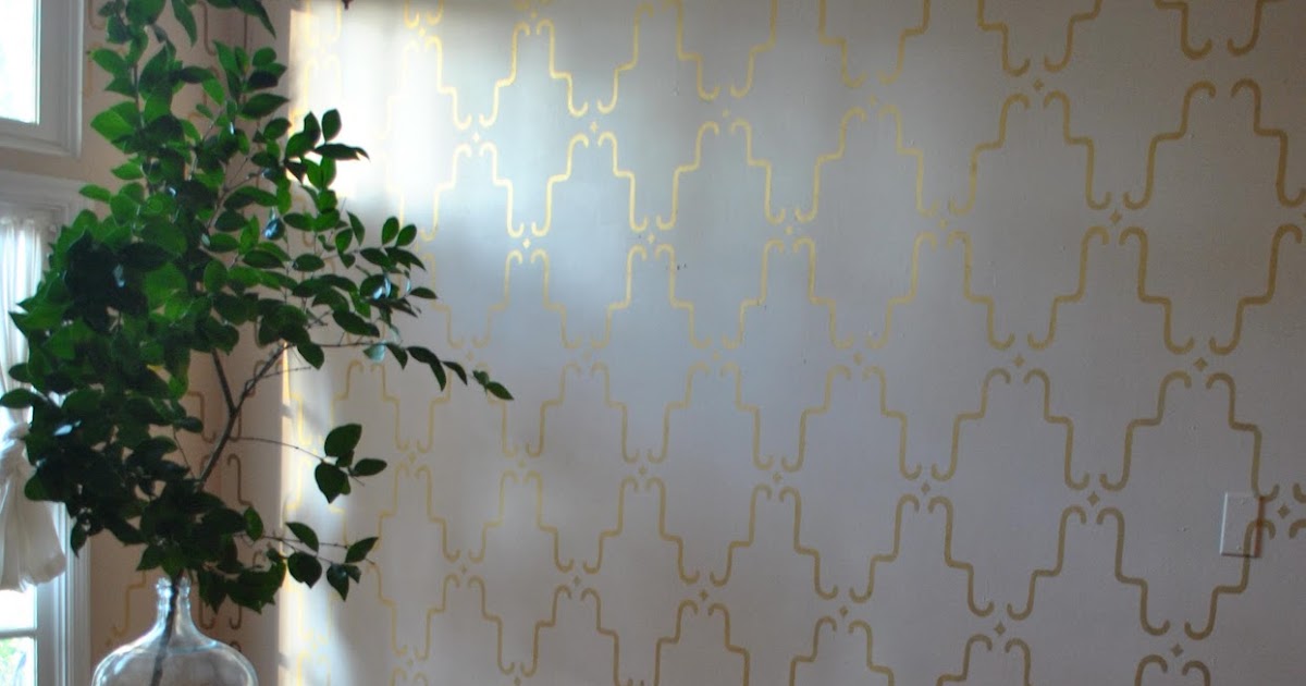 ReNew ReDo! Another Rub n' Buff Wall Stencil In The Works!