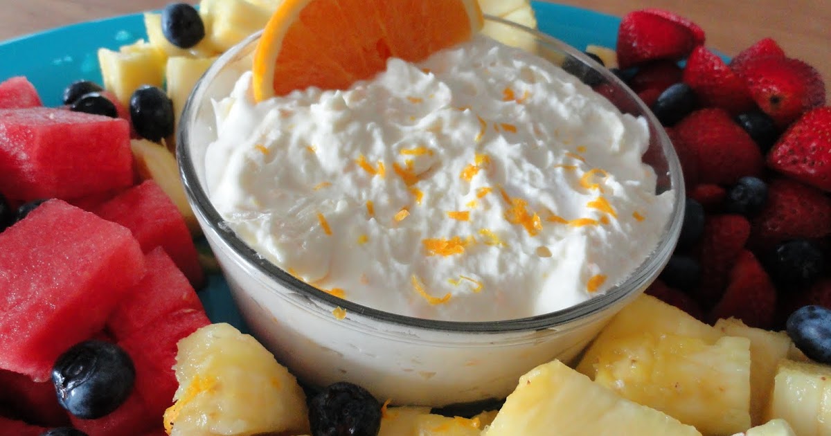 The OnCall Cook Orange Fruit Dip