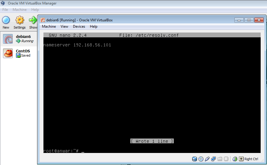 Cara Setting DNS Debian Squeeze