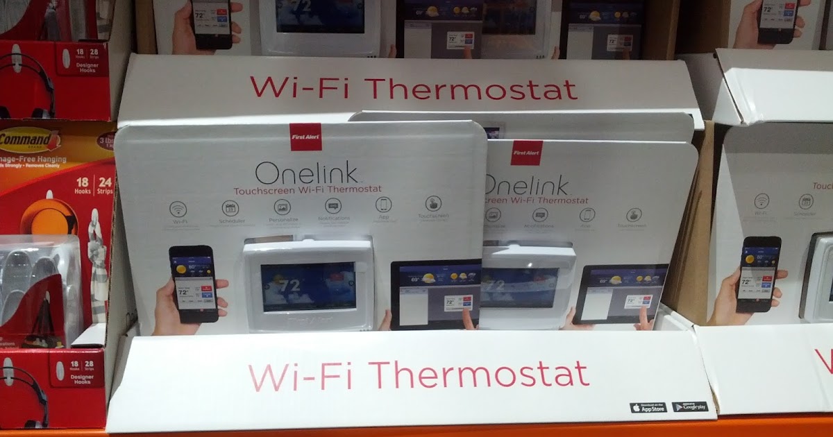 First Alert Onelink Touchscreen WiFi Thermostat Costco Weekender
