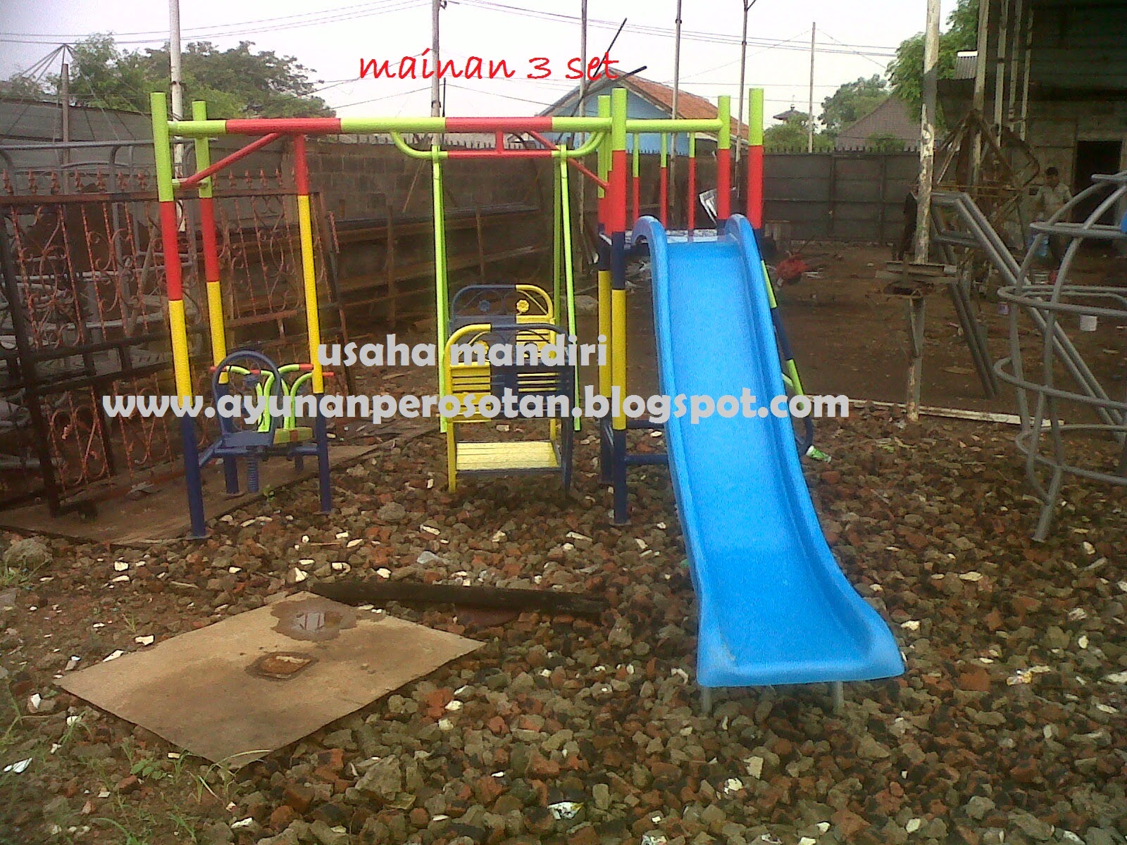 Jual Ayunan Perosotan, mainan TK/TPA, PAUD, dan taman bermain