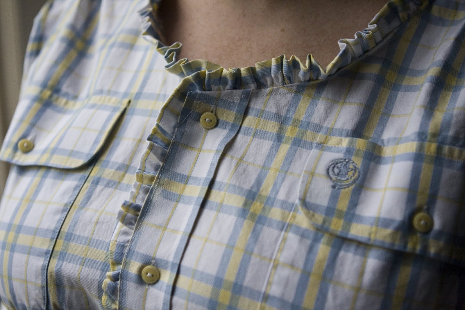 No Time for Pie Upcycling Men's buttondown shirt