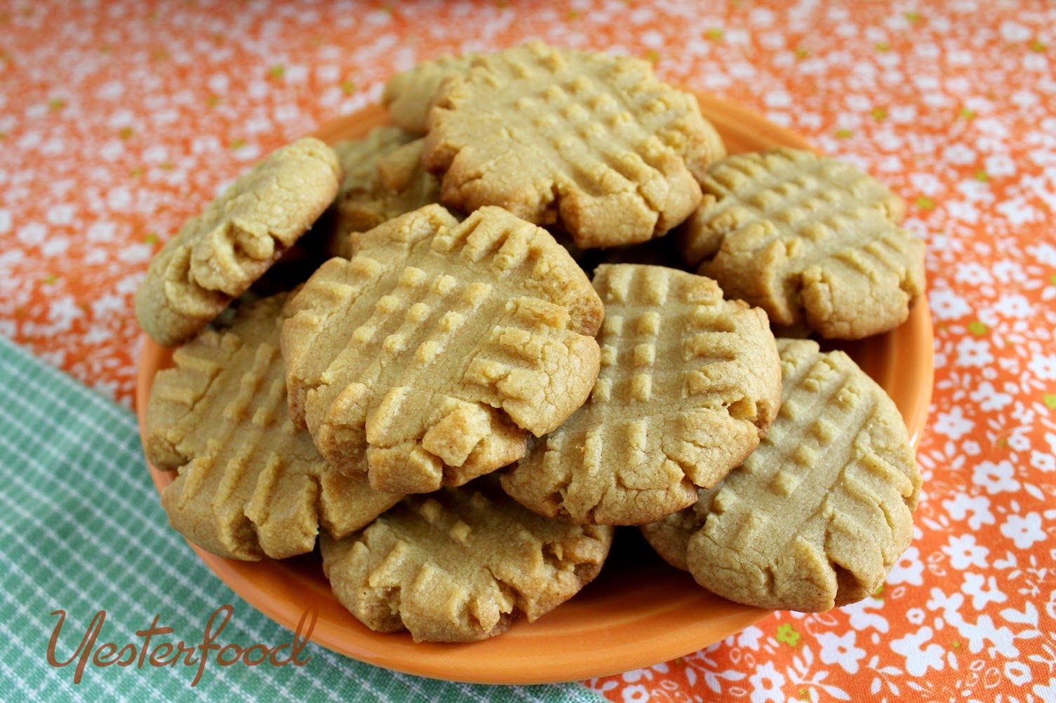 Yesterfood Peanut Butter Cookies (Cake Mix)