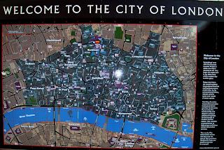 Mapa de la City de Londres Mapa de la City de Londres