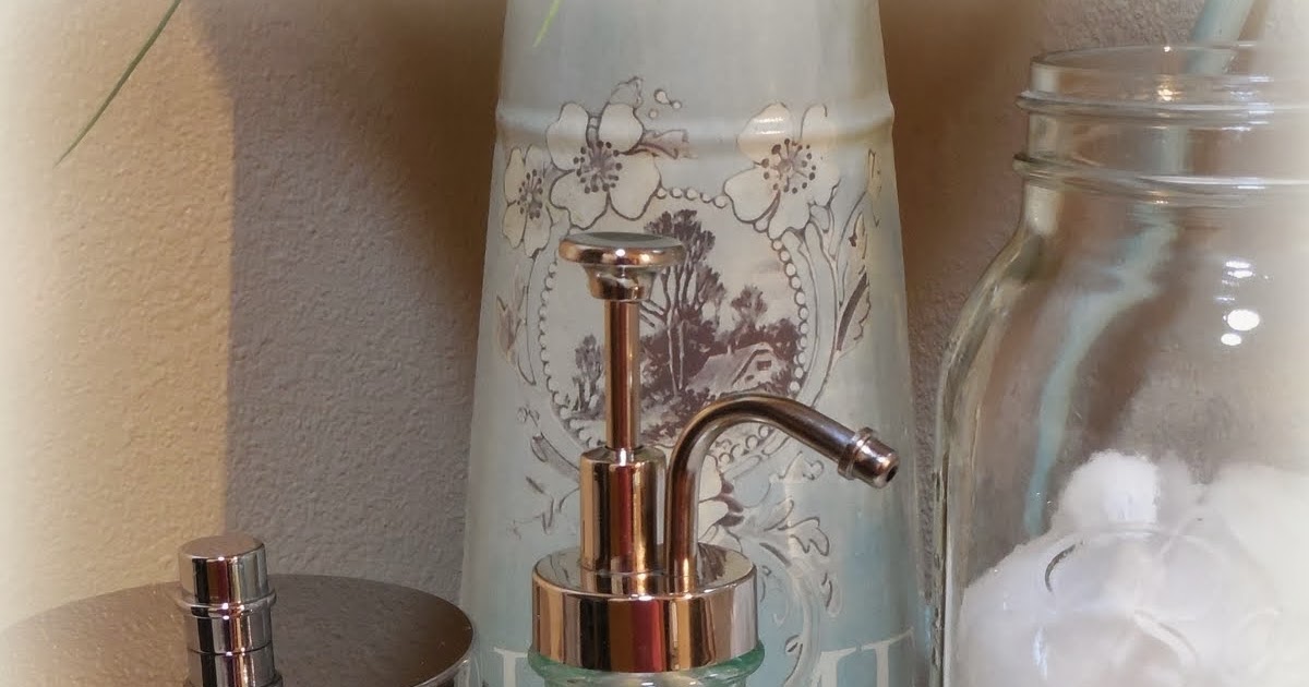 Cottage Charm Creations vintage soap dispensers