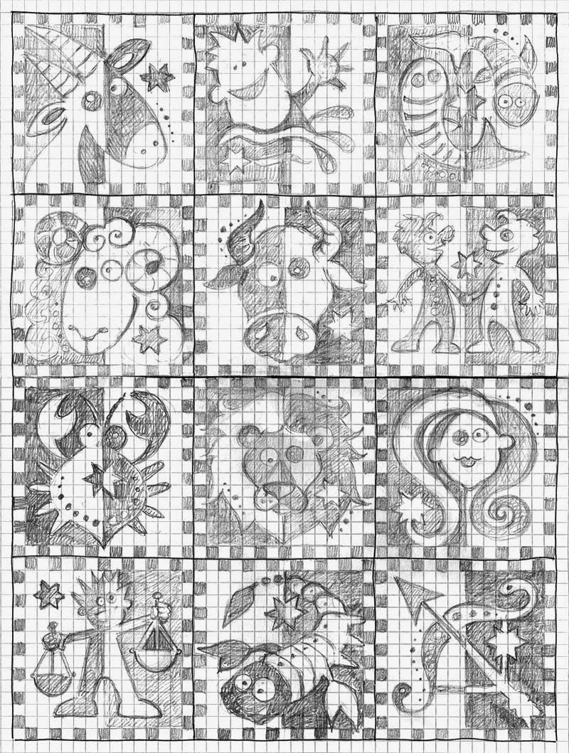 Serie Formen Muster Dreiecke Episodenpoesie