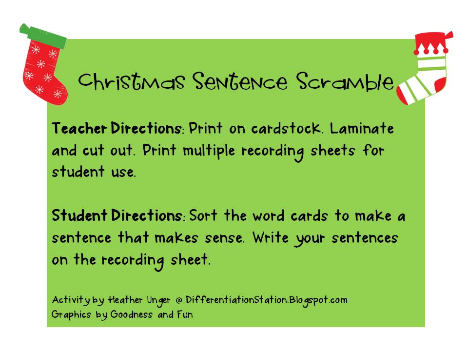 sentence-scramble