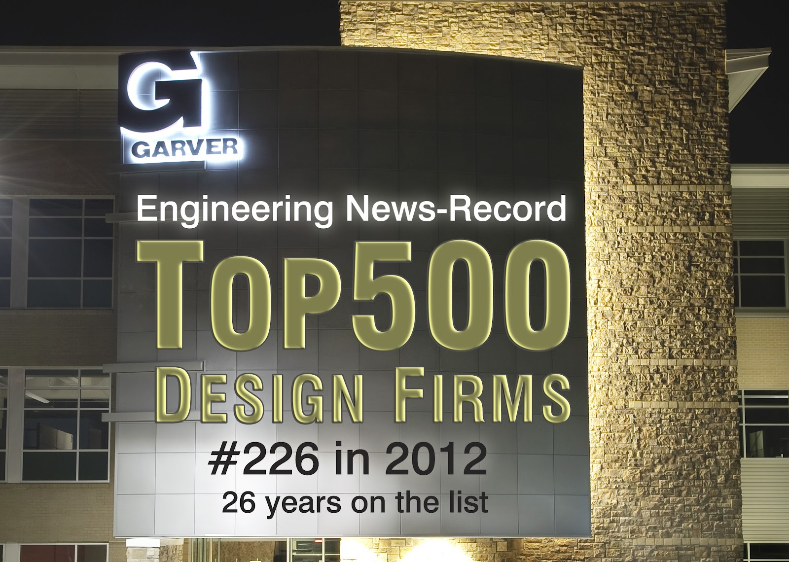 Garver Top 500 Design Firm!