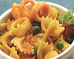 Calamares con fideos recetas