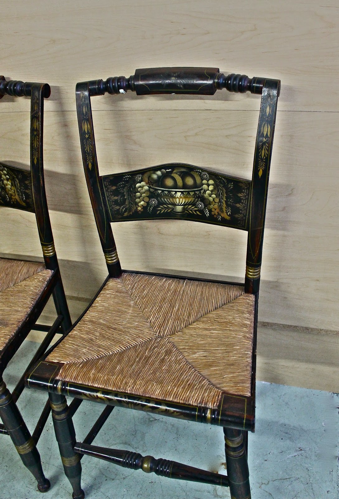 Jones and Cole HITCHCOCK CHAIRS19th c.