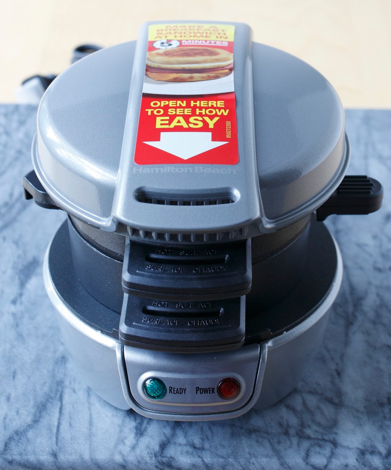 Learning to Eat AllergyFree Hamilton Beach Breakfast Sandwich Maker