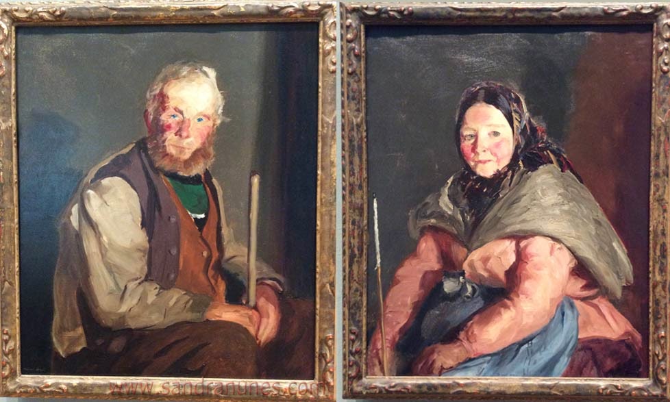 Robert Henry - Himself and Herself - oil on canvas