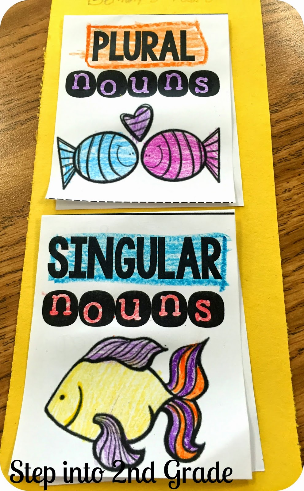 Step into 2nd Grade with Mrs. Lemons Singular and Plural Nouns