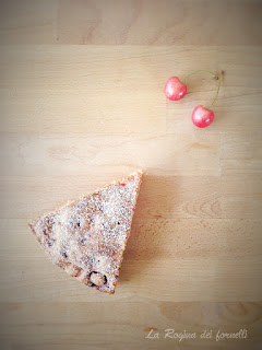 cheriies cake with integral flour