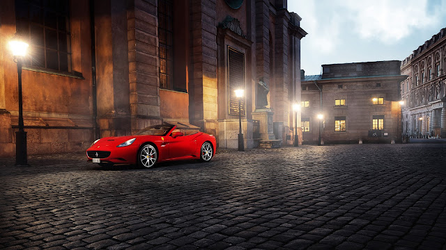 Ferrari California Rojo Fondos de Pantalla HD de Carros