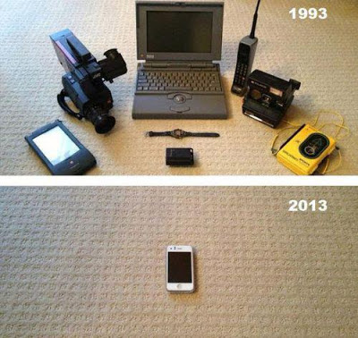 funny difference between old and ne technology