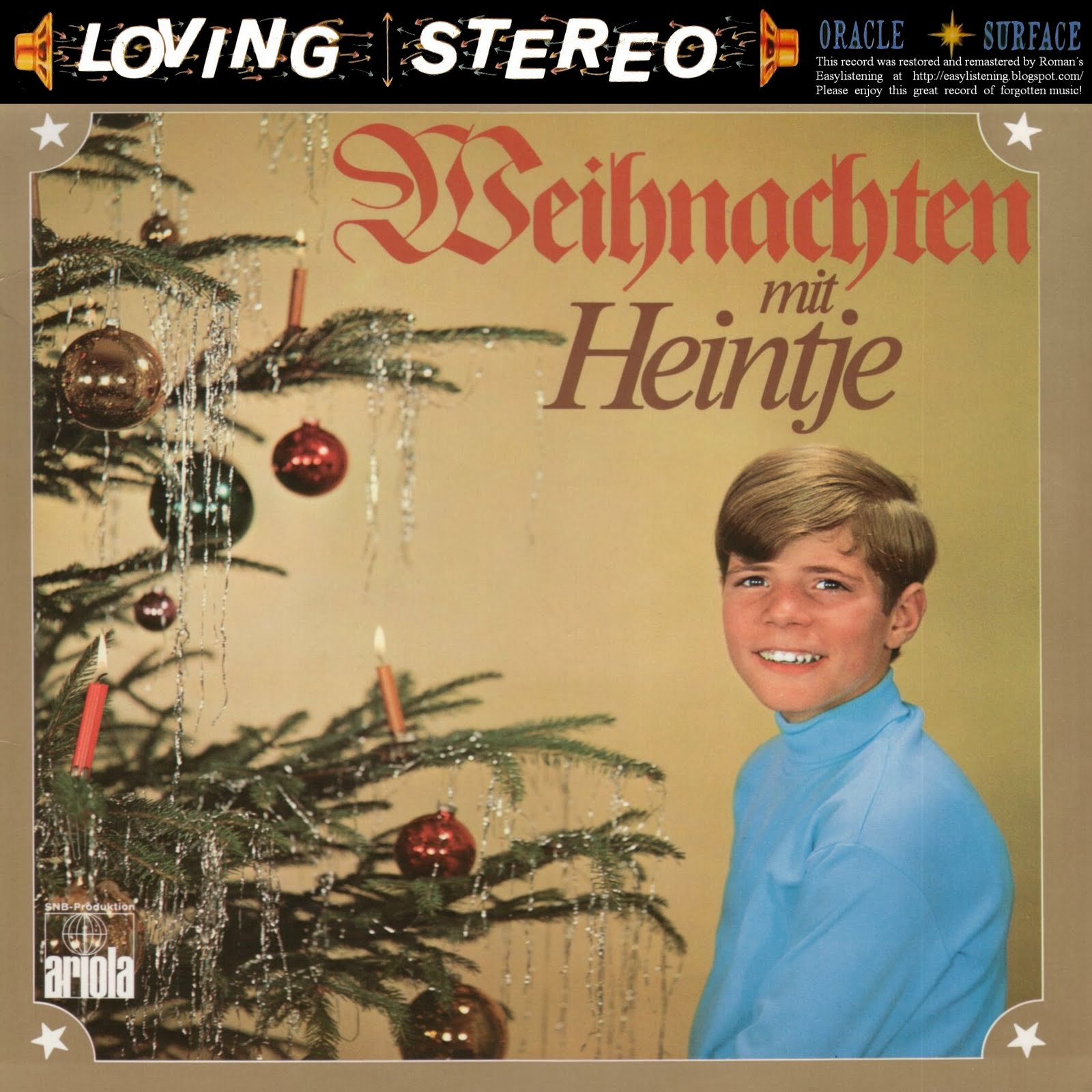 Heintje - Weihnachten Mit Heintje (Christmas With Heintje) Heintje - Weihnachten Mit Heintje (Christmas With Heintje)