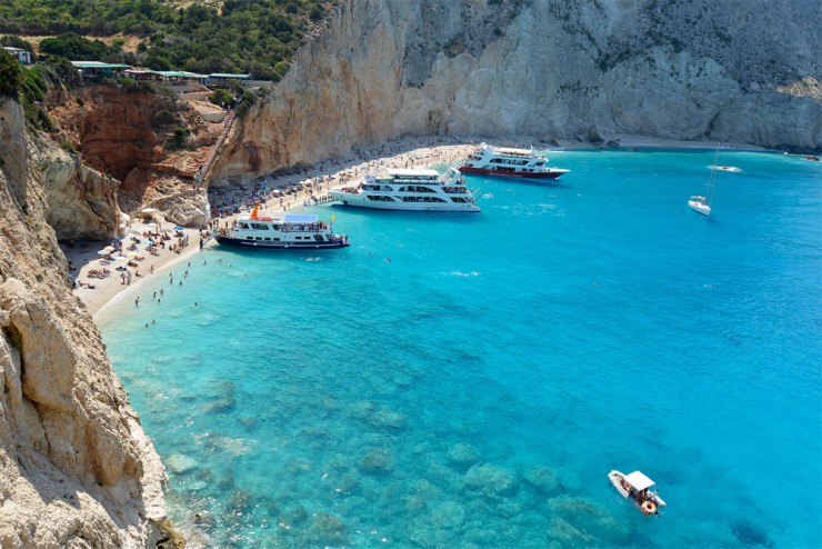 5. Porto Katsiki, Lefkada - Top 10 Magnificent Greek Beaches 2015 5. Porto Katsiki, Lefkada - Top 10 Magnificent Greek Beaches 2015