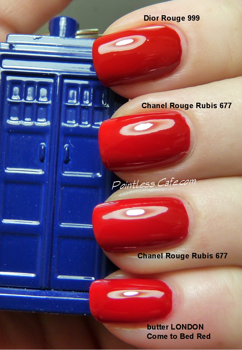 Pointless Cafe: Comparison Request: Chanel Rouge Rubis vs BL and Dior