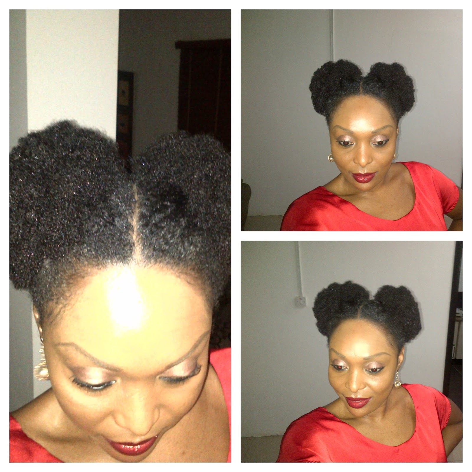 Rocking some Afro Puffs! - KLs Naturals
