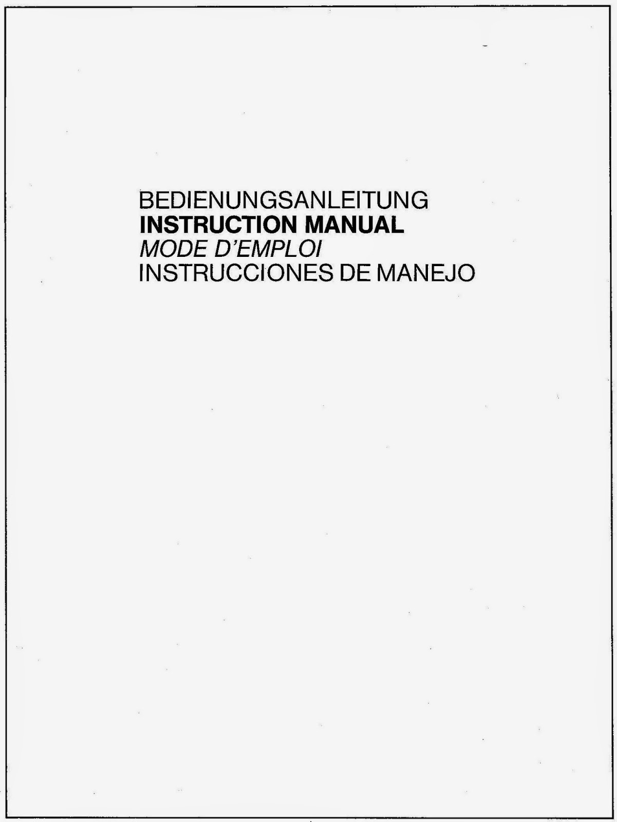 Manual De Panasonic Electronic Typewriter R340