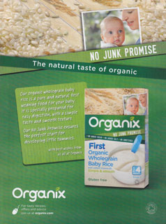 cara masak organic baby rice love earth