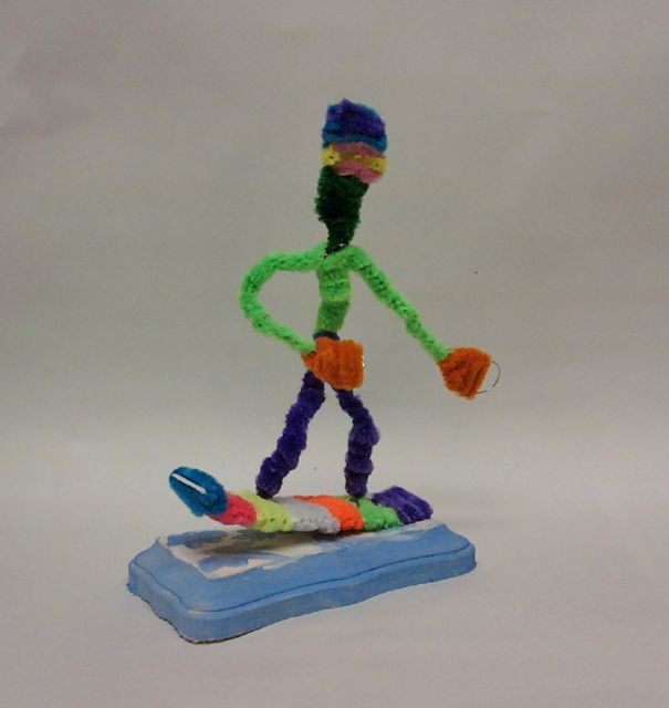 Room 101 Art: Wire Sculpture Athletes, ages 7 - 11