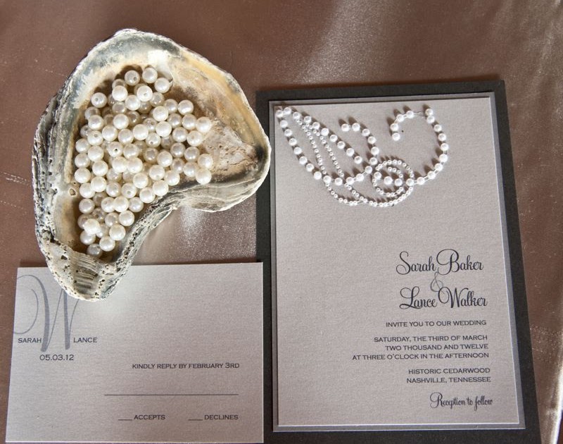 Designs In Paper Oysters and Pearls...