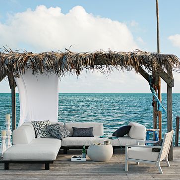 we picked up the west elm tillary sofa ottoman and corner piece it should be a perfect fit for under our carport after i spend few hours putting west elm outdoor furniture i47 elm