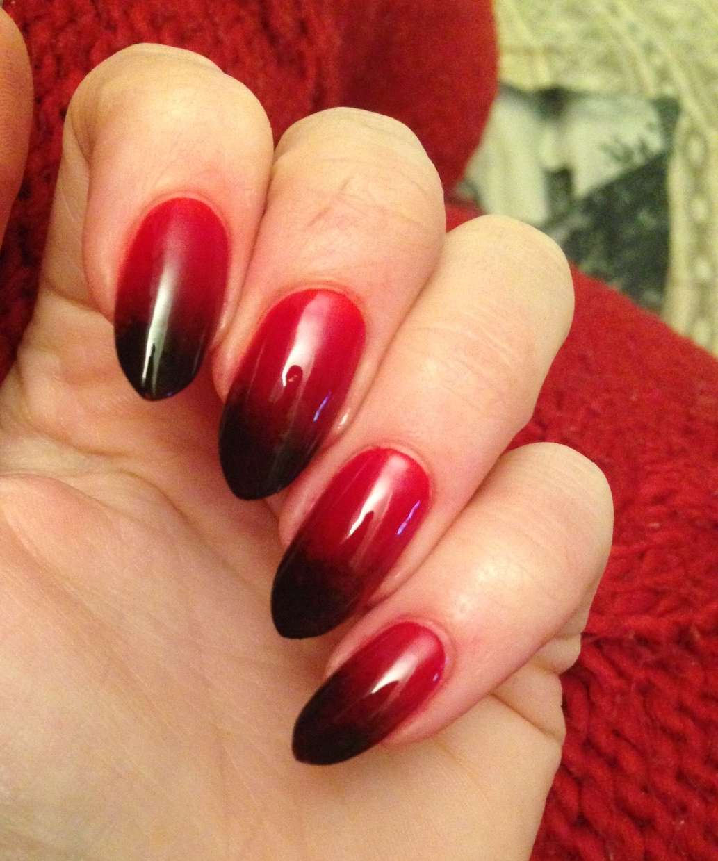 My Mint Nails: Bloody Gradient