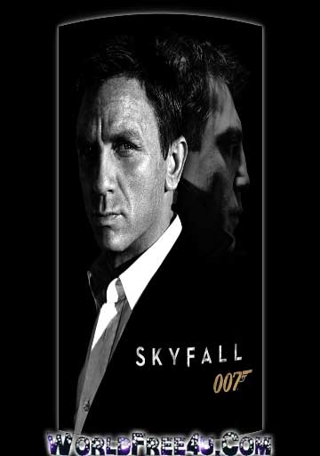 Poster Of James Bond | Skyfall (2012) Full Movie Hindi Dubbed Free Download Watch Online At worldfree4u.com