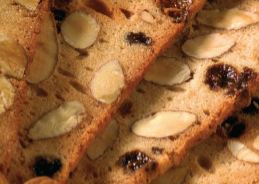 Close up Almondina cookie