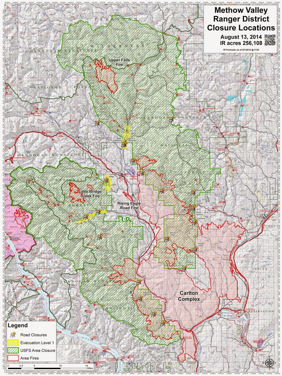 Have there been any fires in Wenatchee National Forest?