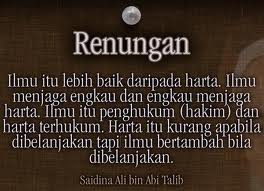 Pencerahan Kata Mutiara Antara Ilmu Dan Harta