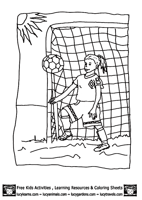 כדורגל בנות ונשים, באר שבע: # דפי צביעה ומשחקים להדפסה