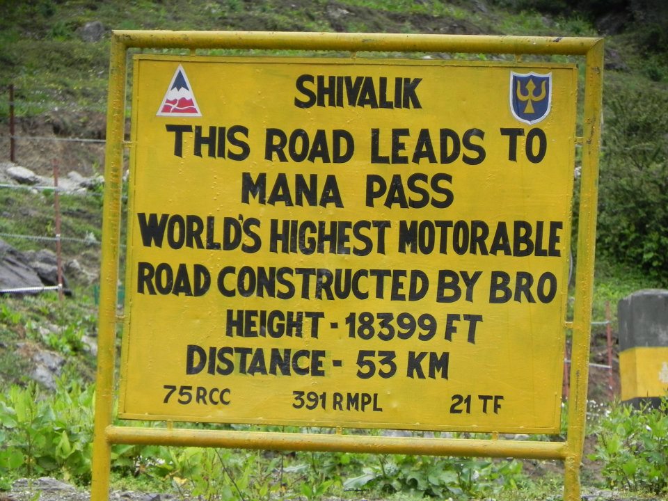 Char Machan Mana Pass Last Village...........